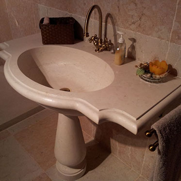 Lavabo in marmo